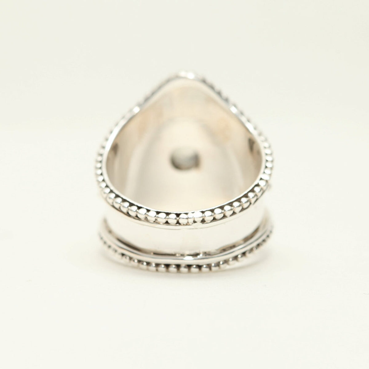 Moonstone Mandala Ring, Circle of Life Ring