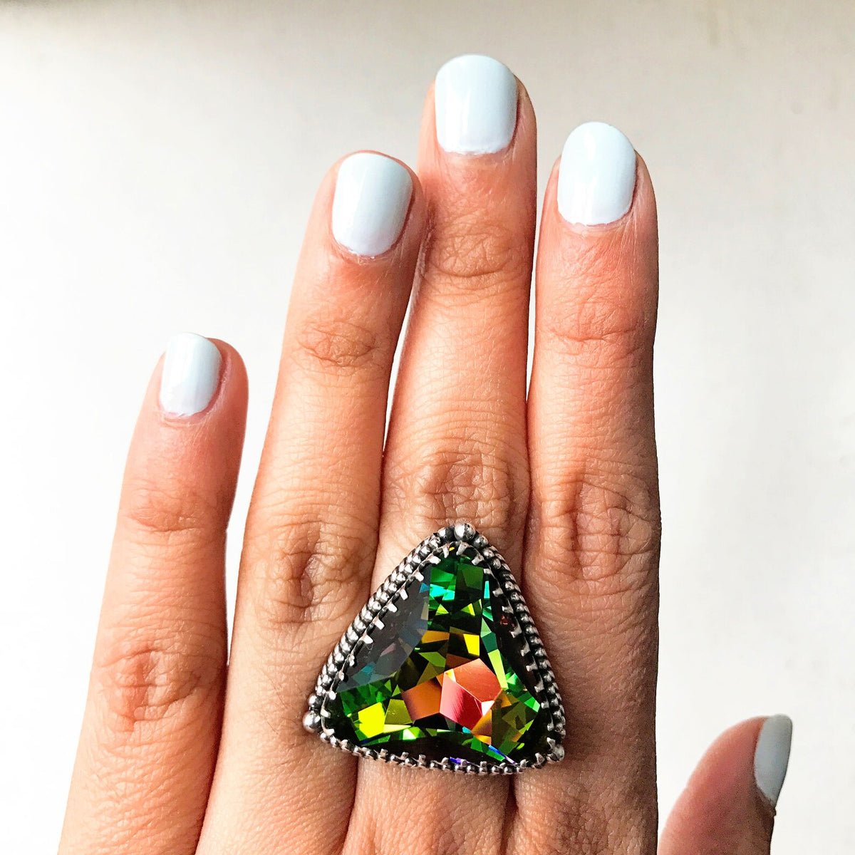 Large Crystal Ring, Swarovski Ring