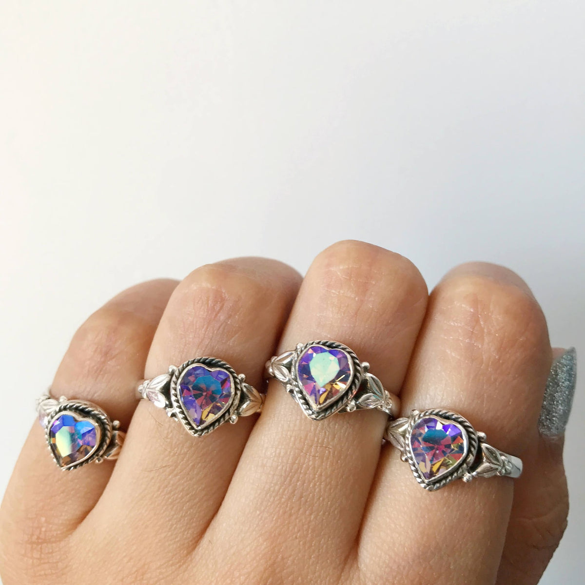 Swarovski Crystal Ring, Mermaid Ring