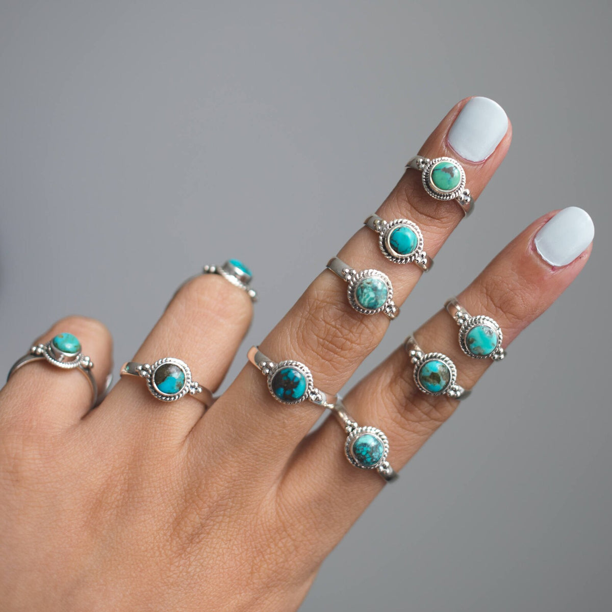Boho Turquoise Ring, Best Friend Rings