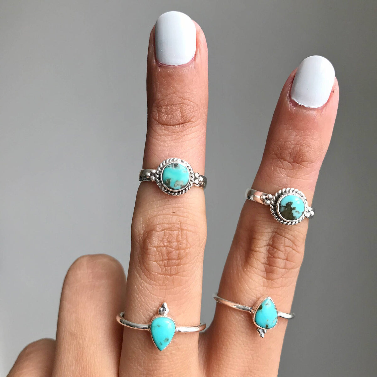 Boho Turquoise Ring, Best Friend Rings