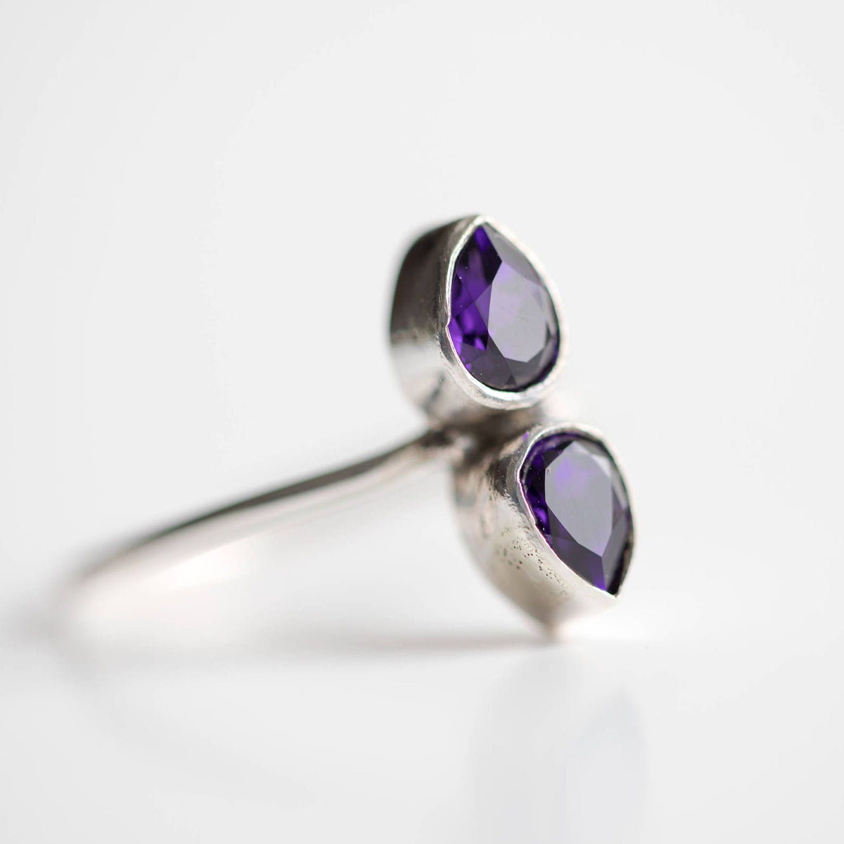 Purple Crystal Ring, Swarovski Ring