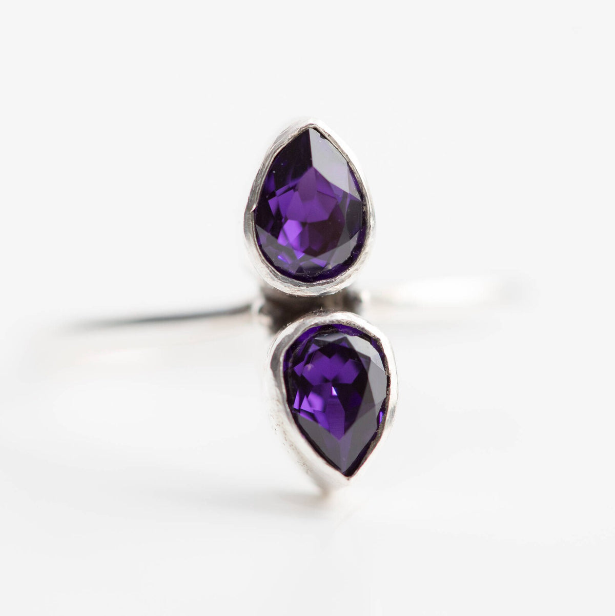 Purple Crystal Ring, Swarovski Ring