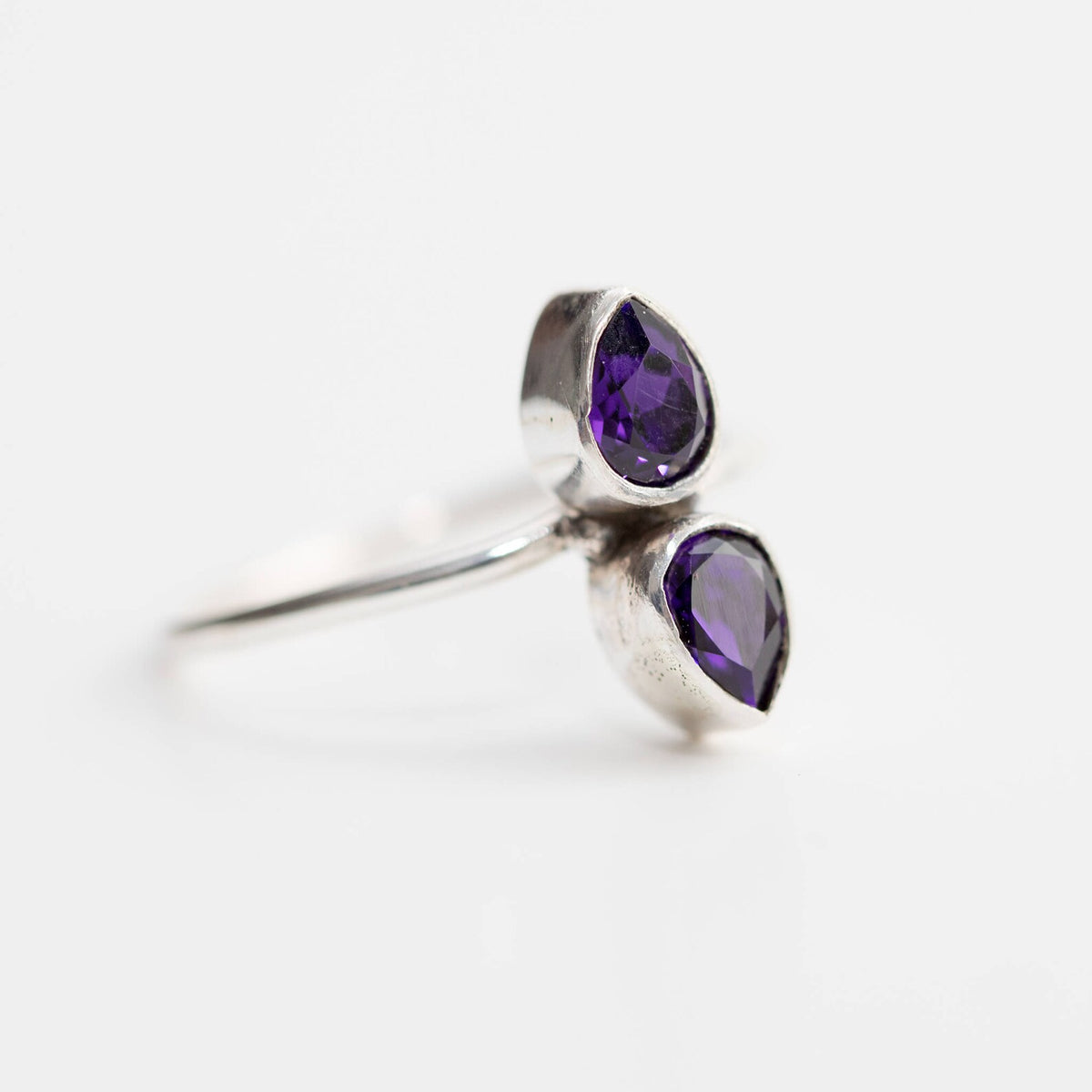 Purple Crystal Ring, Swarovski Ring