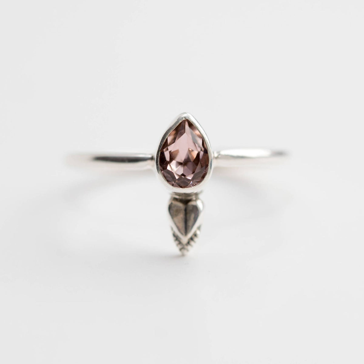 Pink Crystal Ring, One of A Kind Ring