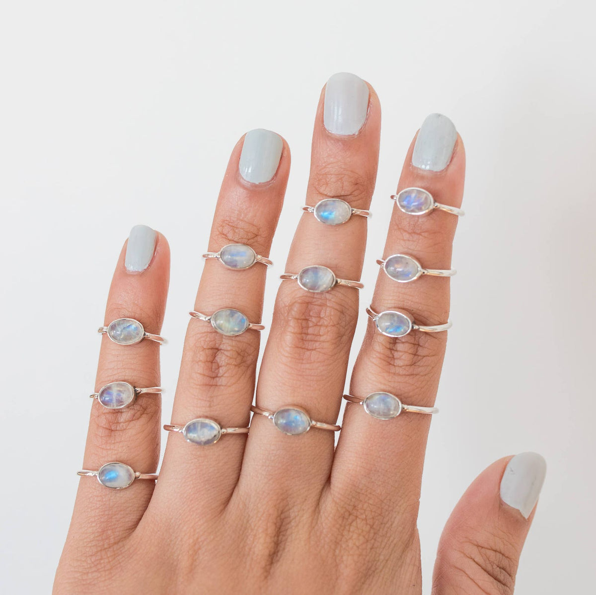 Oval Moonstone Ring