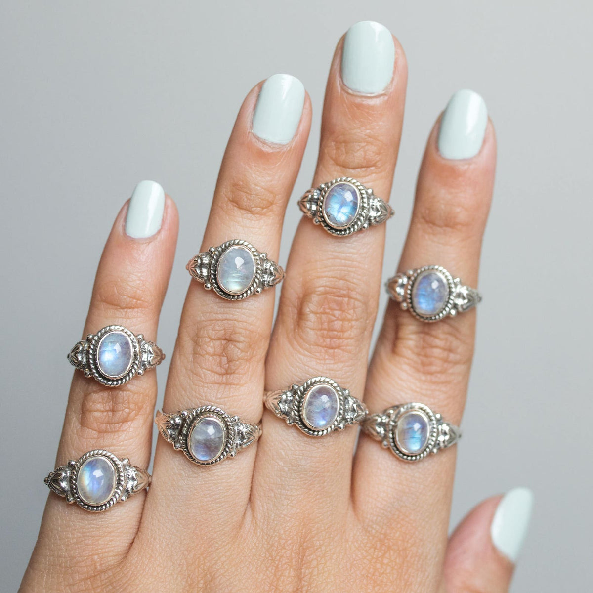 Moonstone Ring, Sterling Silver Ring, Wanderlust Ring