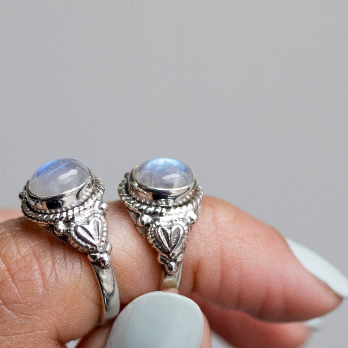 Moonstone Ring, Sterling Silver Ring, Wanderlust Ring