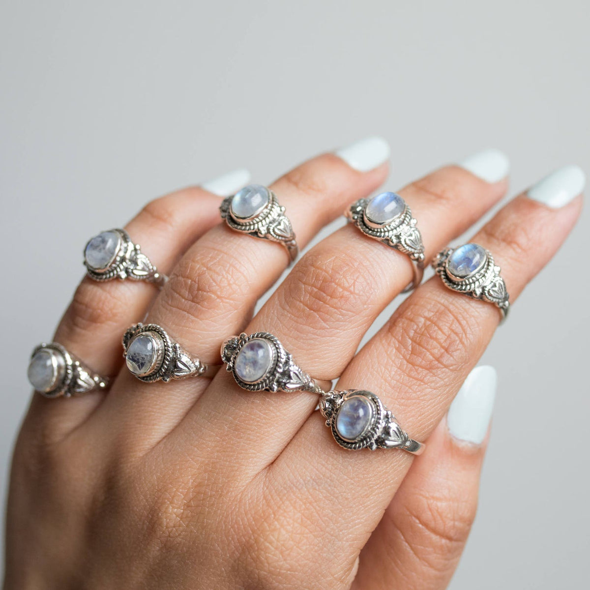 Moonstone Ring, Sterling Silver Ring, Wanderlust Ring