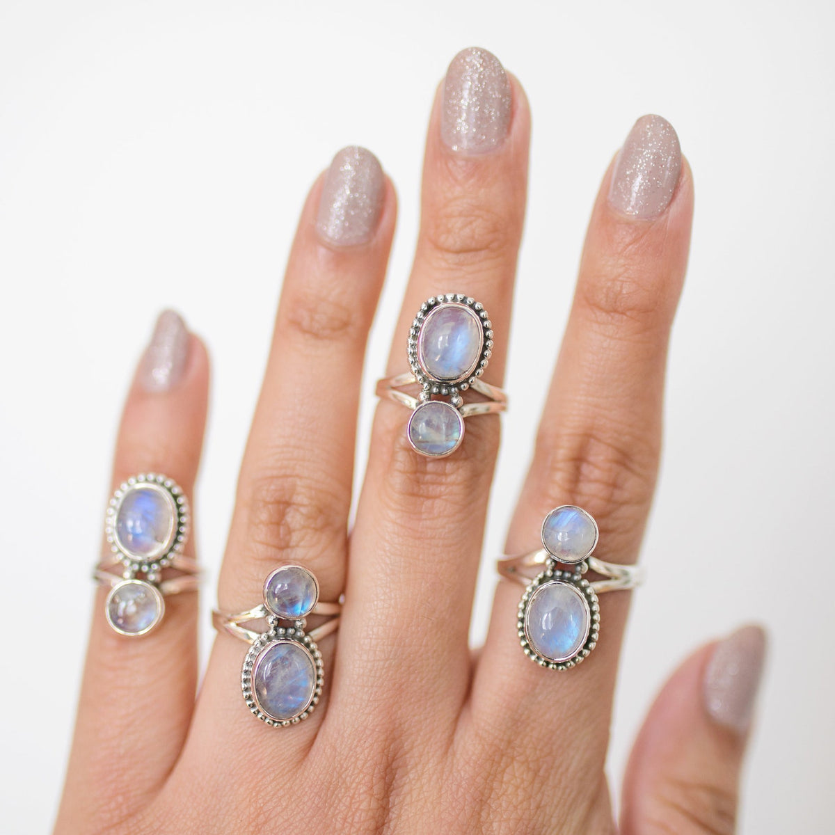 Moonstone Boho Statement Ring