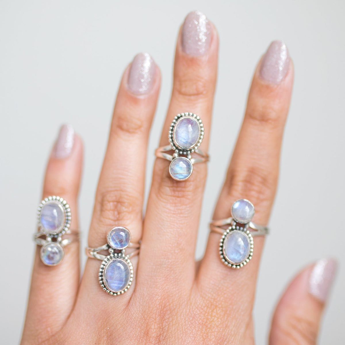 Moonstone Boho Statement Ring
