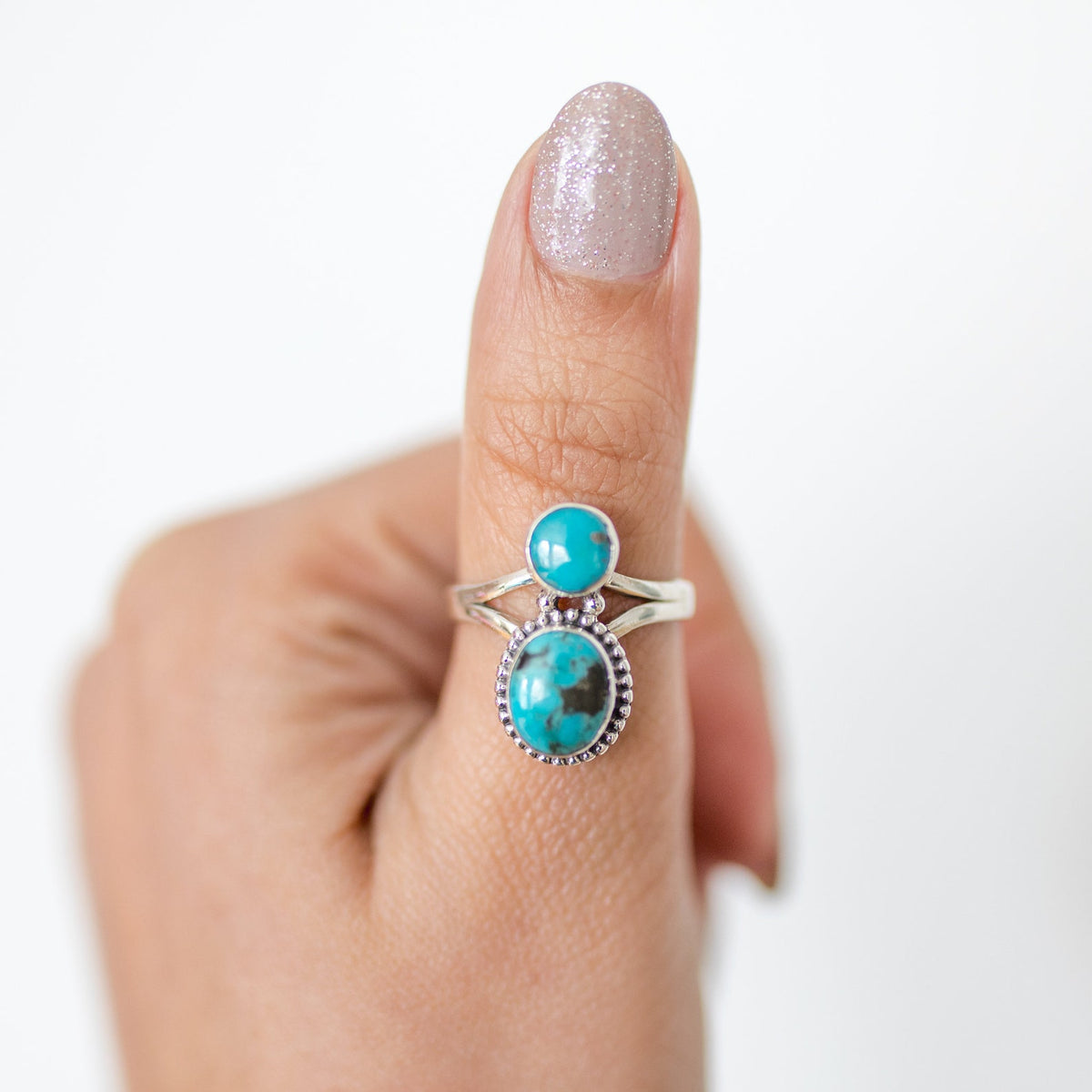 Turquoise Boho Statement Ring
