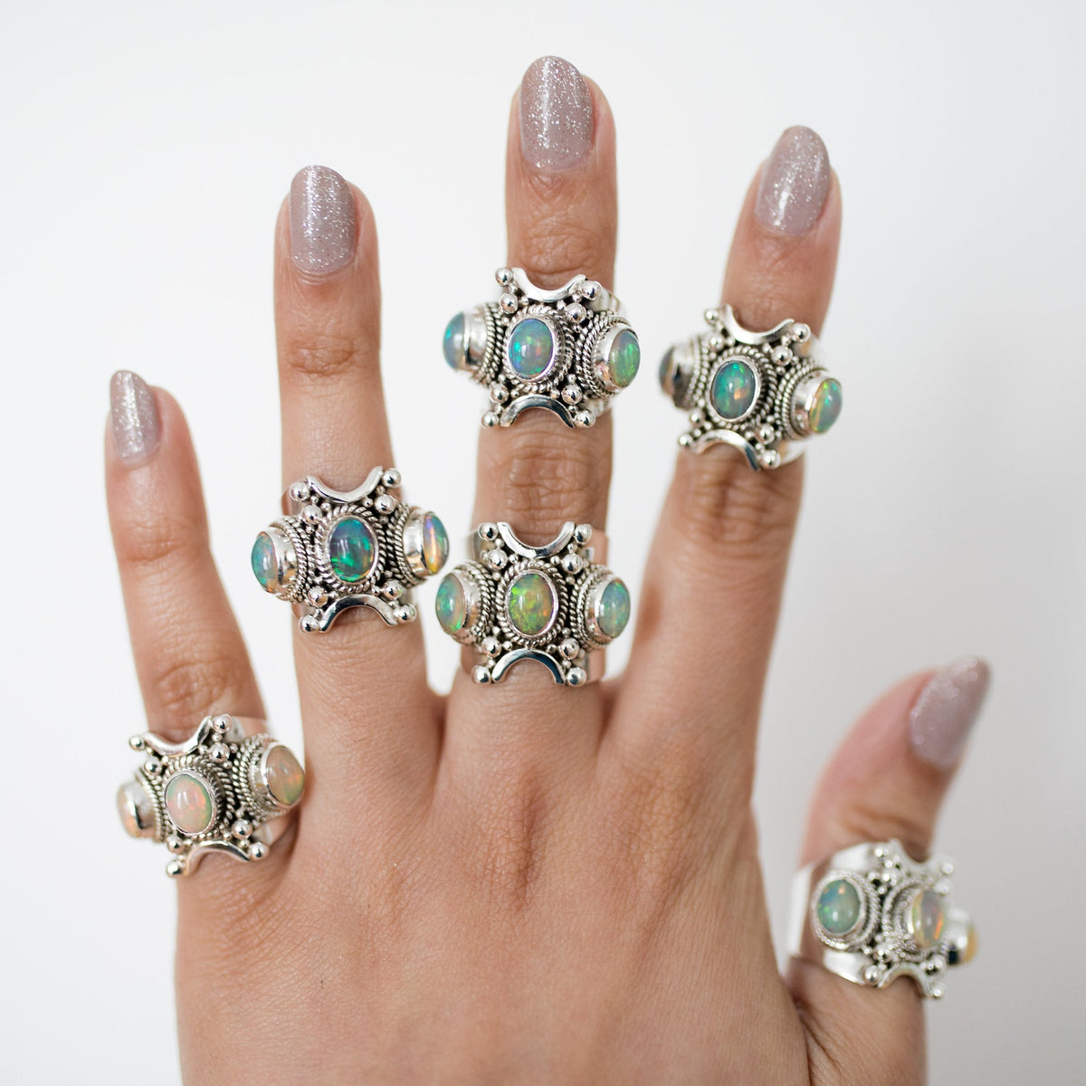 Big Opal Ring, Statement Opal Ring