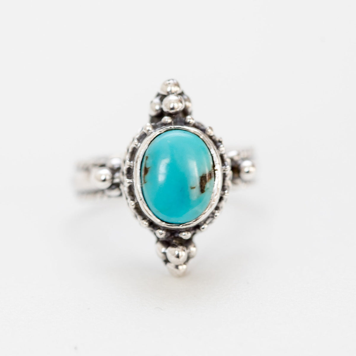 Teal Turquoise Ring, Turquoise Wedding Ring