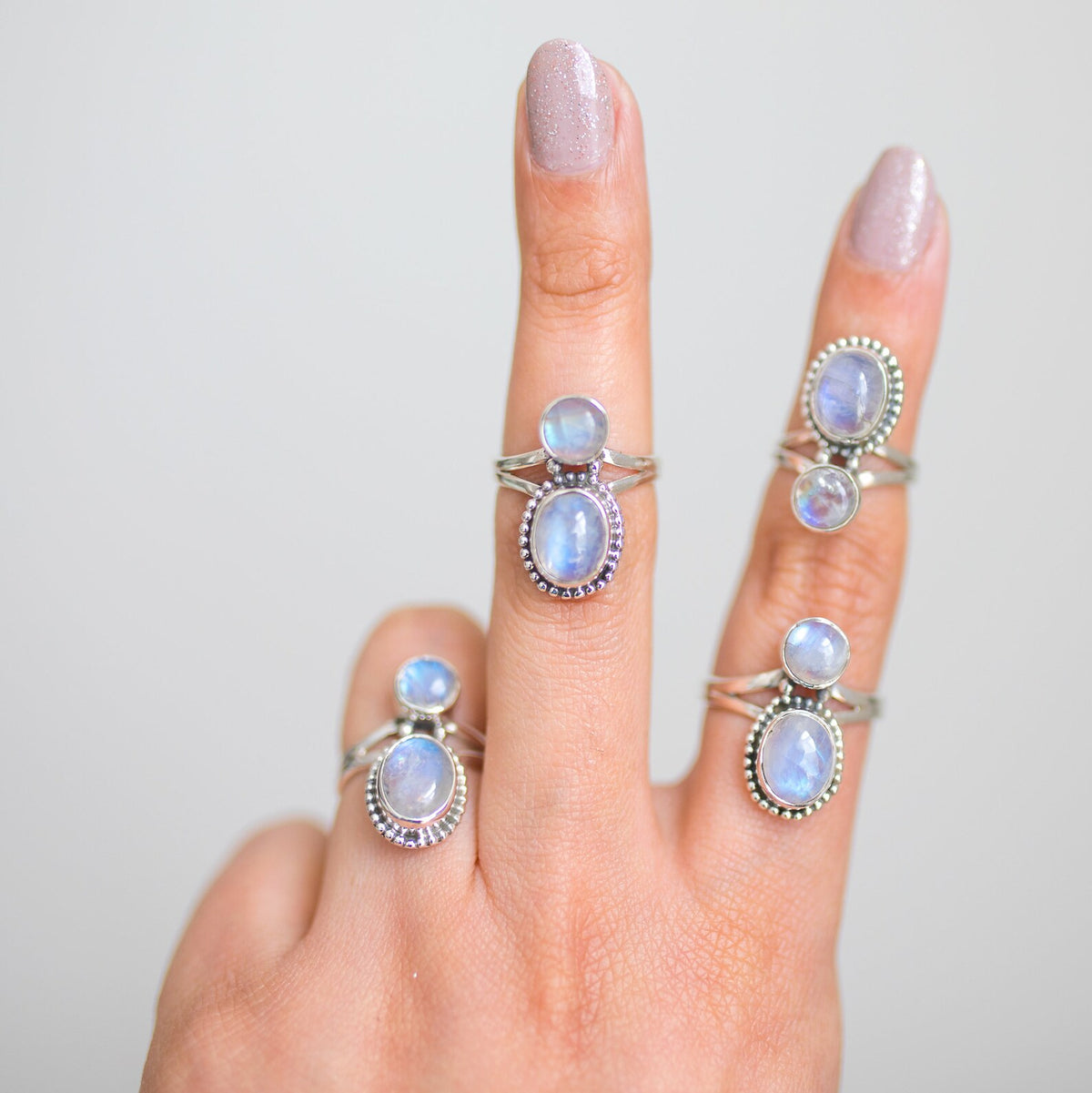 Moonstone Boho Statement Ring