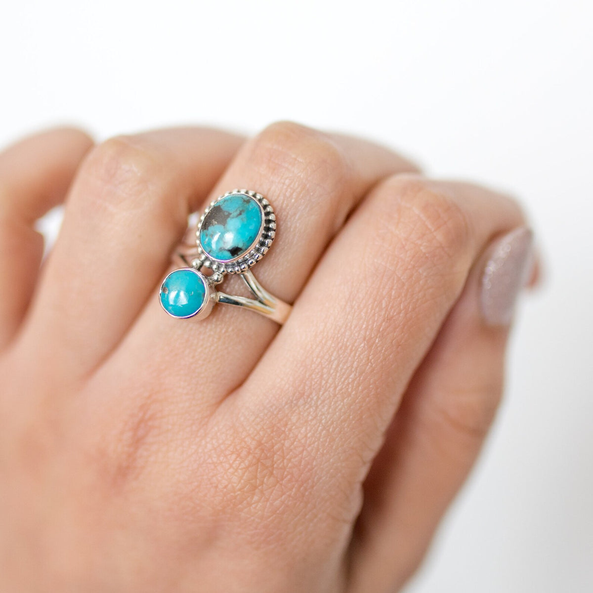 Turquoise Boho Statement Ring