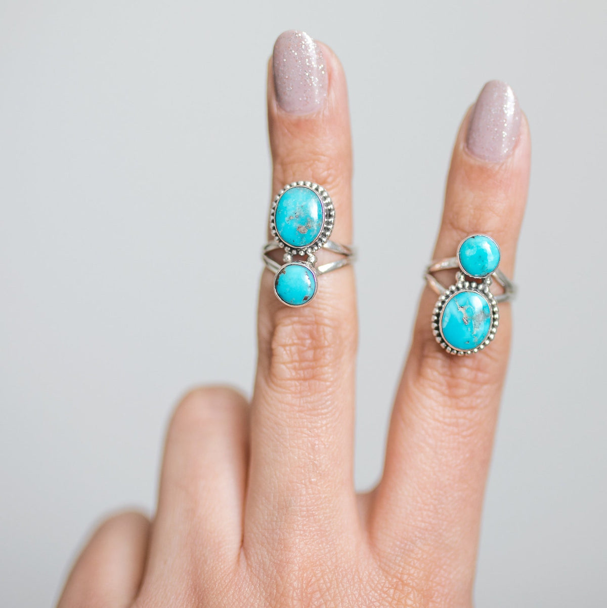 Turquoise Boho Statement Ring