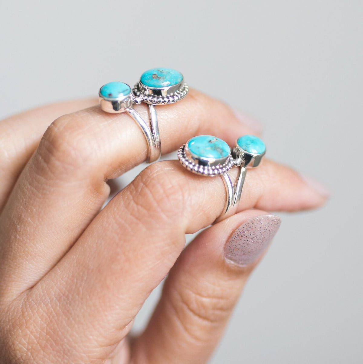 Turquoise Boho Statement Ring