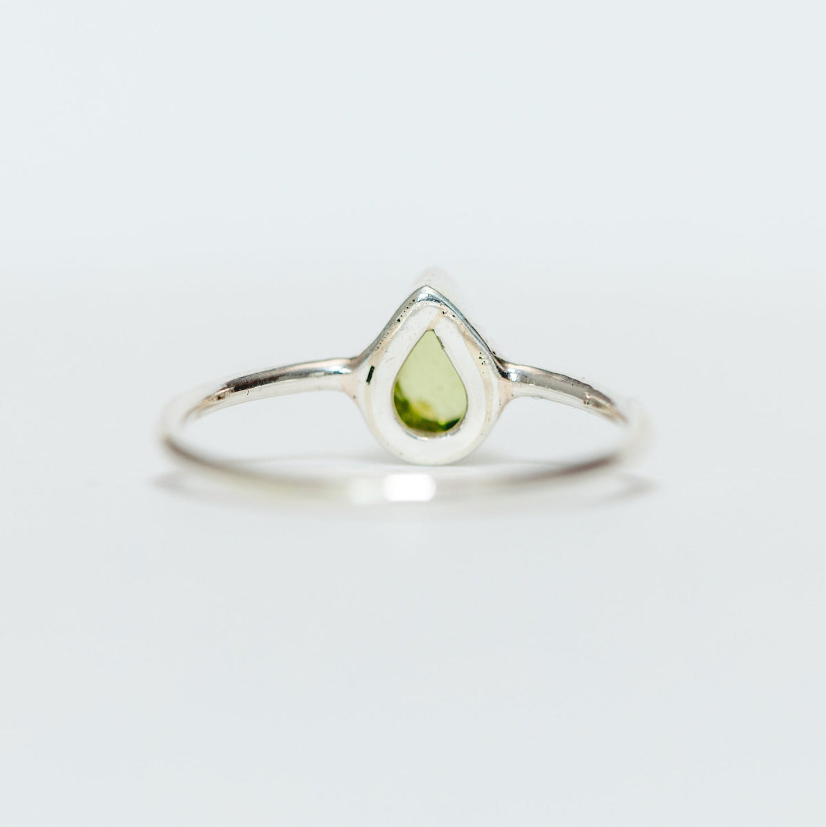 Peridot Birthstone Ring, Meditation Ring