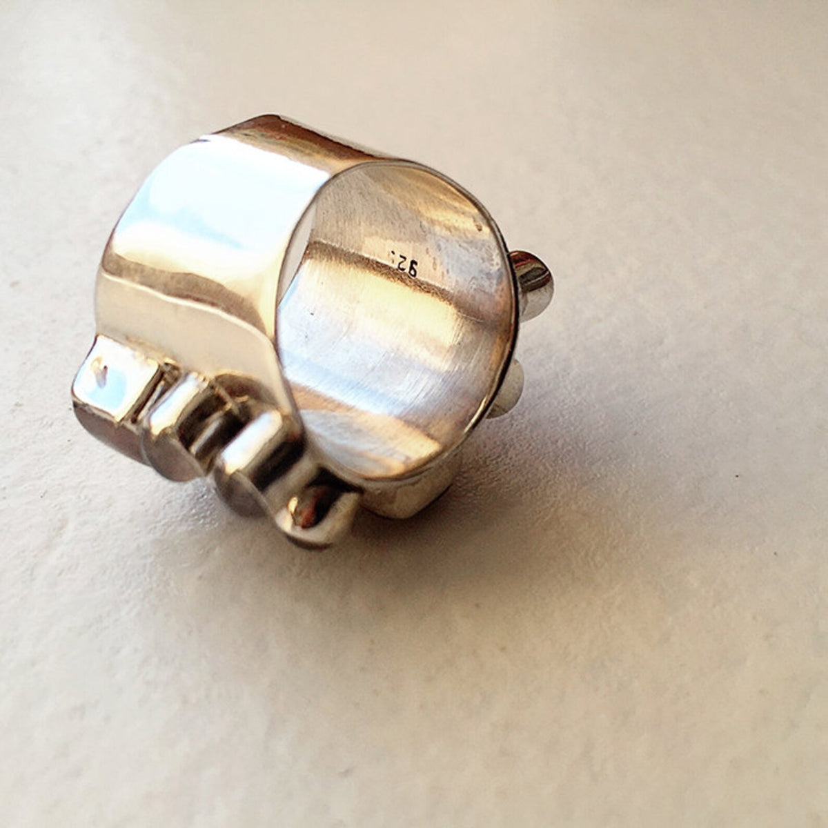 Rose Quartz Ring, Cluster Ring