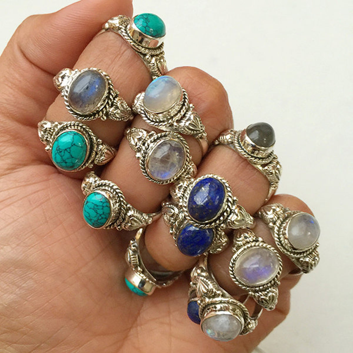 Lapis Lazuli Ring, Navy Blue Ring