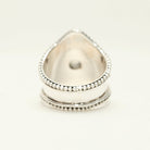 Moonstone Mandala Ring, Circle of Life Ring