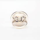 Large Silver Ring, Moonstone Ring