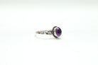 Oval Amethyst Ring, February Month Amethyst Ring