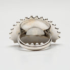 Large Moonstone Ring - Sterling Silver Ring
