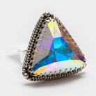 Large Crystal Ring, Sun Catcher Swarovski Ring
