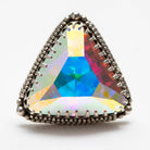 Large Crystal Ring, Sun Catcher Swarovski Ring