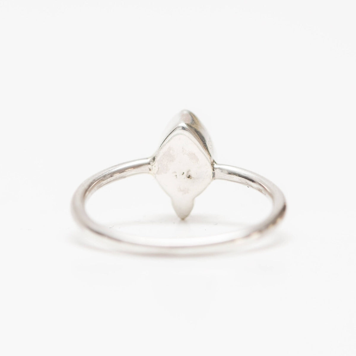 Pear Turquoise Ring, Dainty Stacking Ring, Forget Me Not Ring