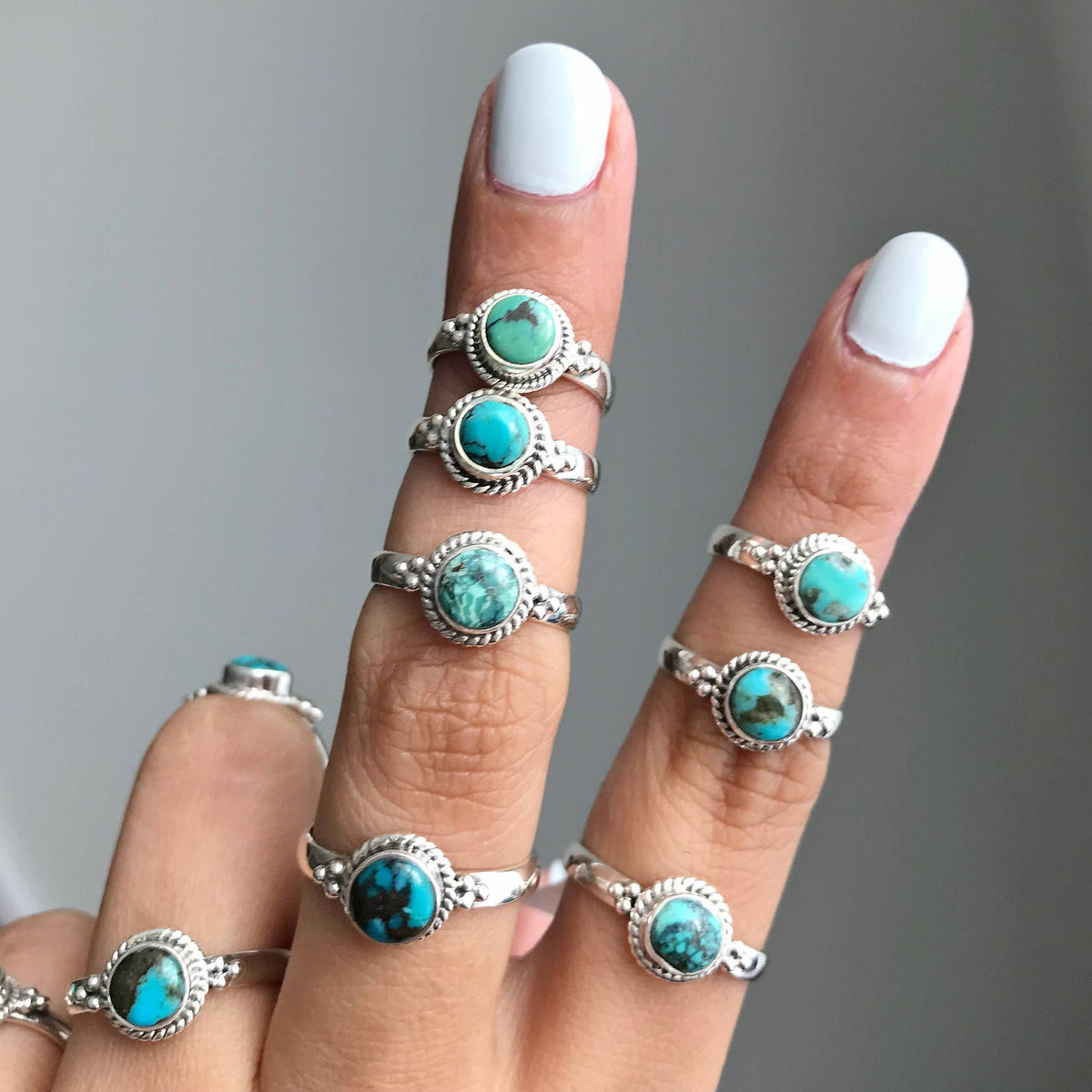 Boho Turquoise Ring, Best Friend Rings