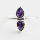 Purple Crystal Ring, Swarovski Ring