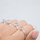 Pear Moonstone Ring, Best Friend Rings, Meditation Ring