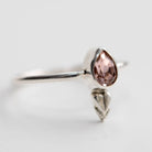 Pink Crystal Ring, One of A Kind Ring
