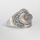 Labradorite Ring, Statement Ring