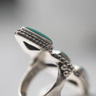 Turquoise Ring Sterling Silver, Sea Green Ring