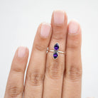 Purple Crystal Ring, Swarovski Ring