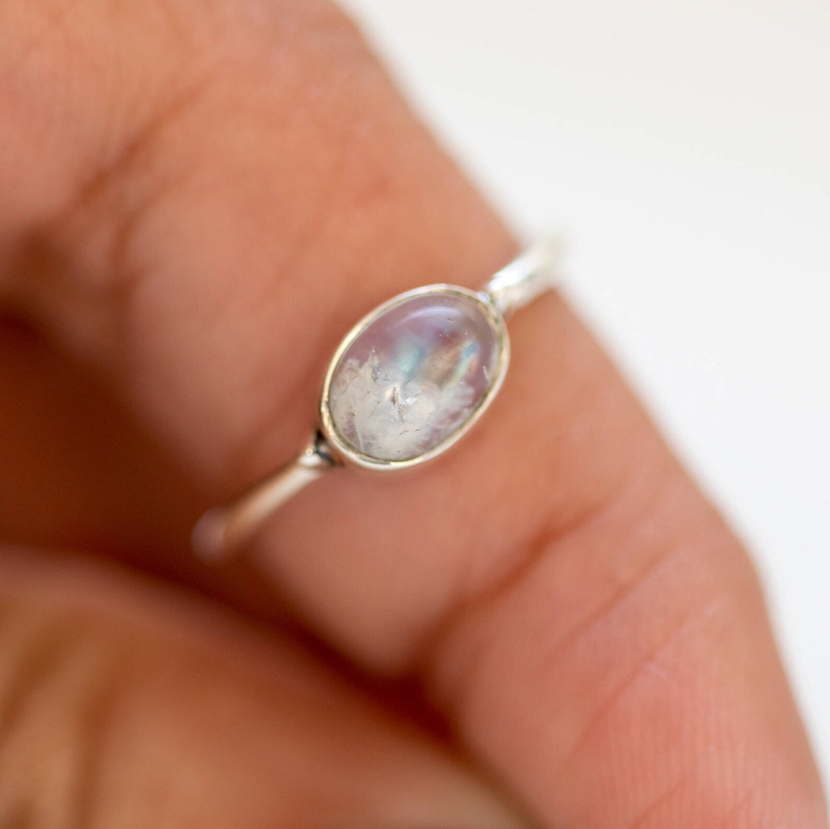 Oval Moonstone Ring