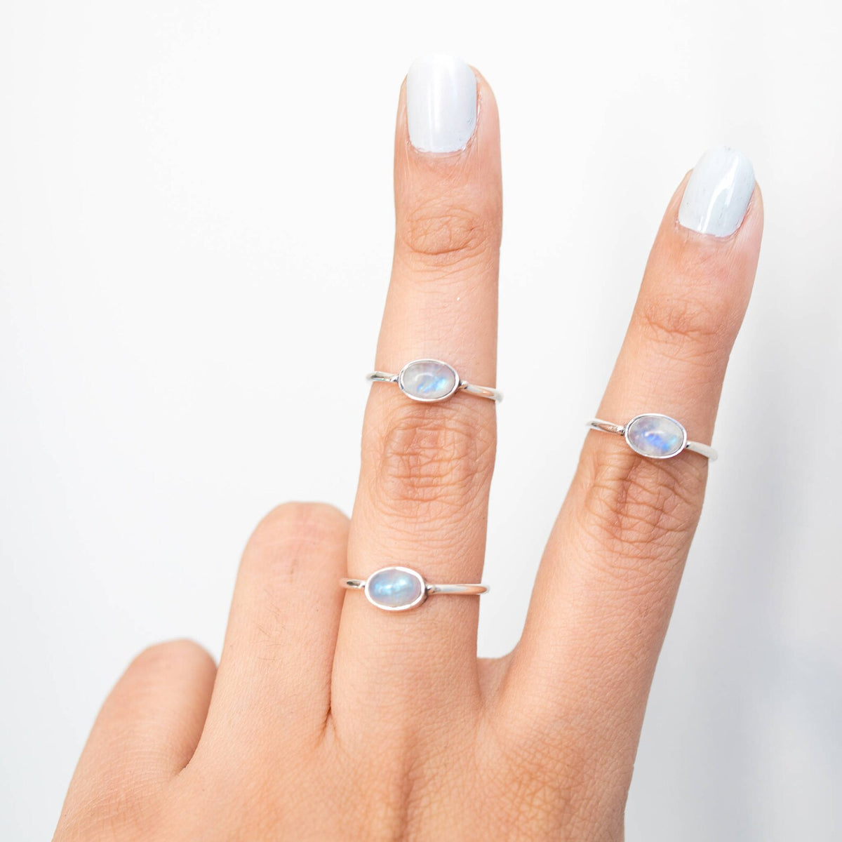 Oval Moonstone Ring