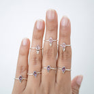 Pink Crystal Ring, One of A Kind Ring