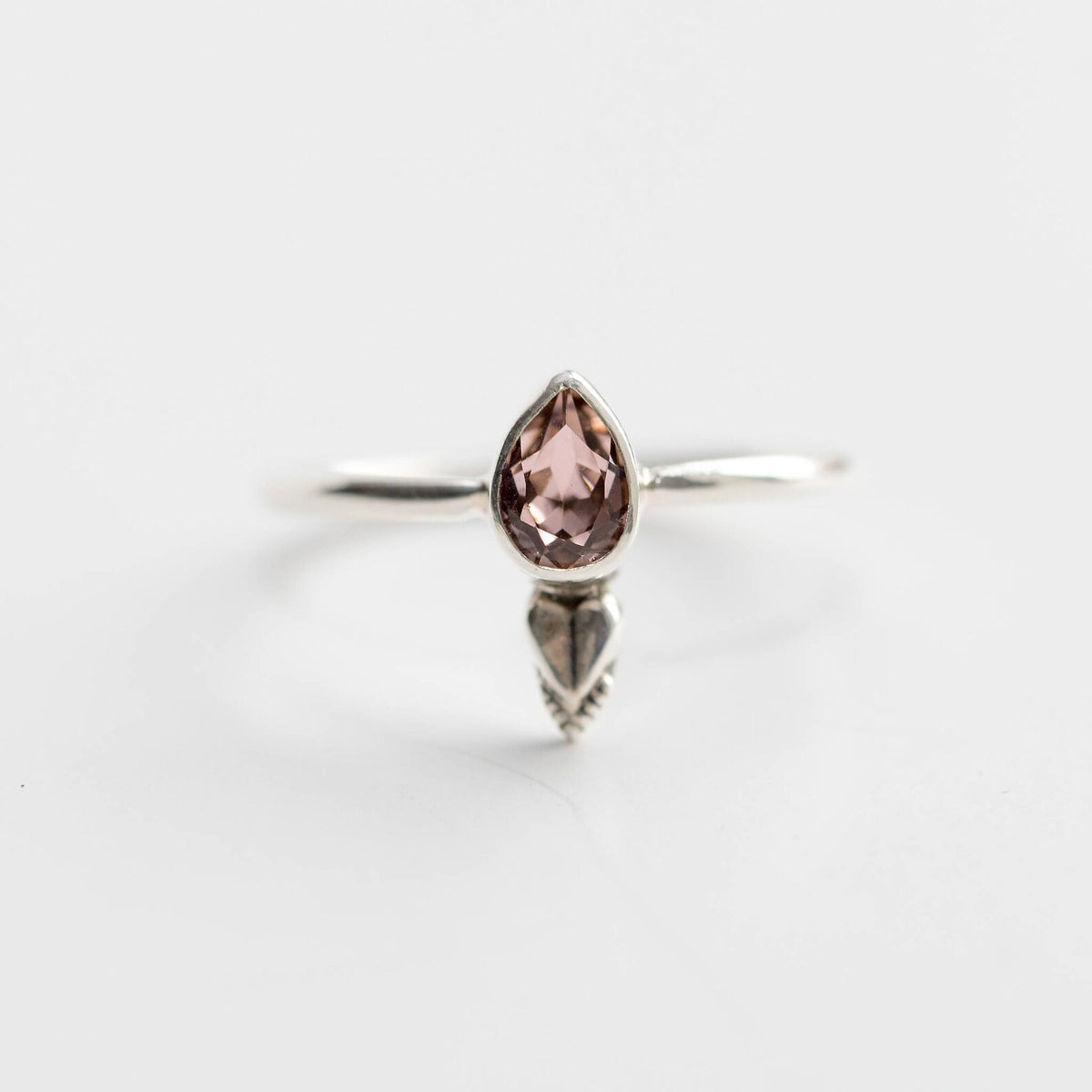 Pink Crystal Ring, One of A Kind Ring