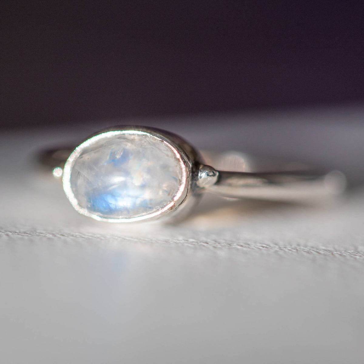 Oval Moonstone Ring