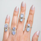 Moonstone Boho Statement Ring
