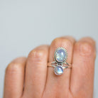 Moonstone Boho Statement Ring