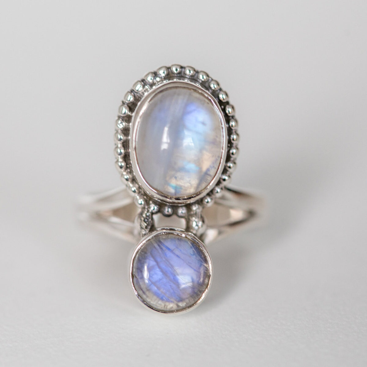 Moonstone Boho Statement Ring