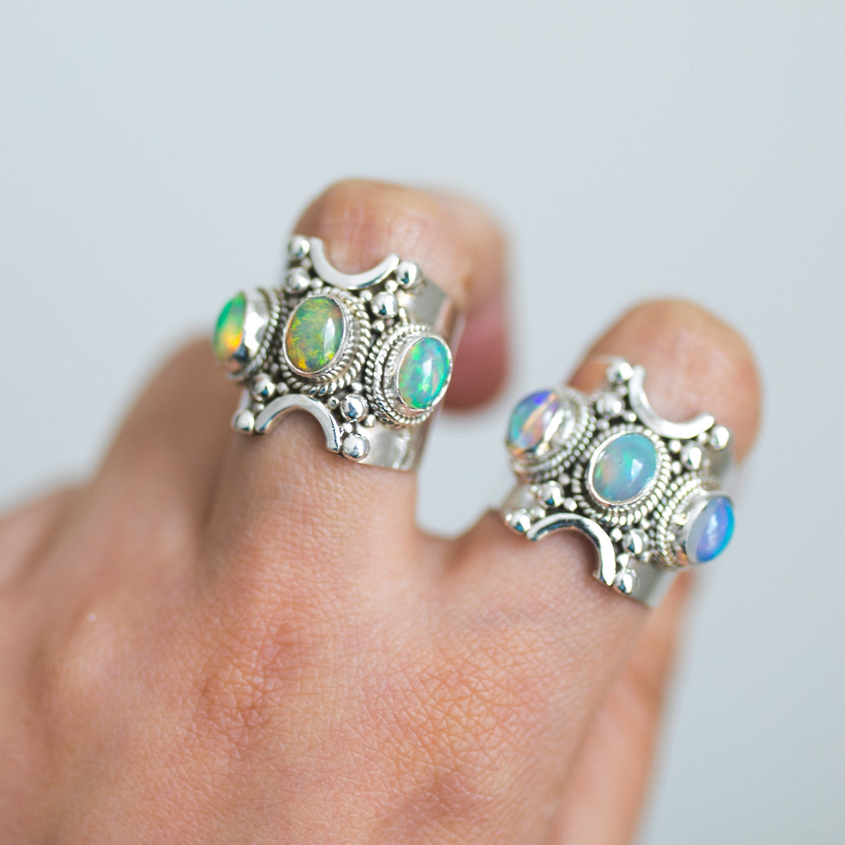 Big Opal Ring, Statement Opal Ring