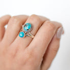Turquoise Boho Statement Ring