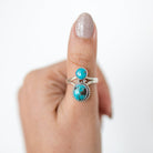 Turquoise Boho Statement Ring